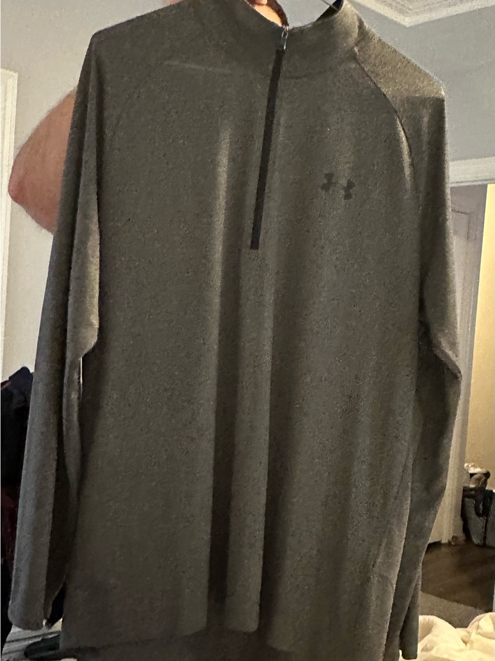 Under Armour Men's Dark Gray Half-Zip Performance Pullover